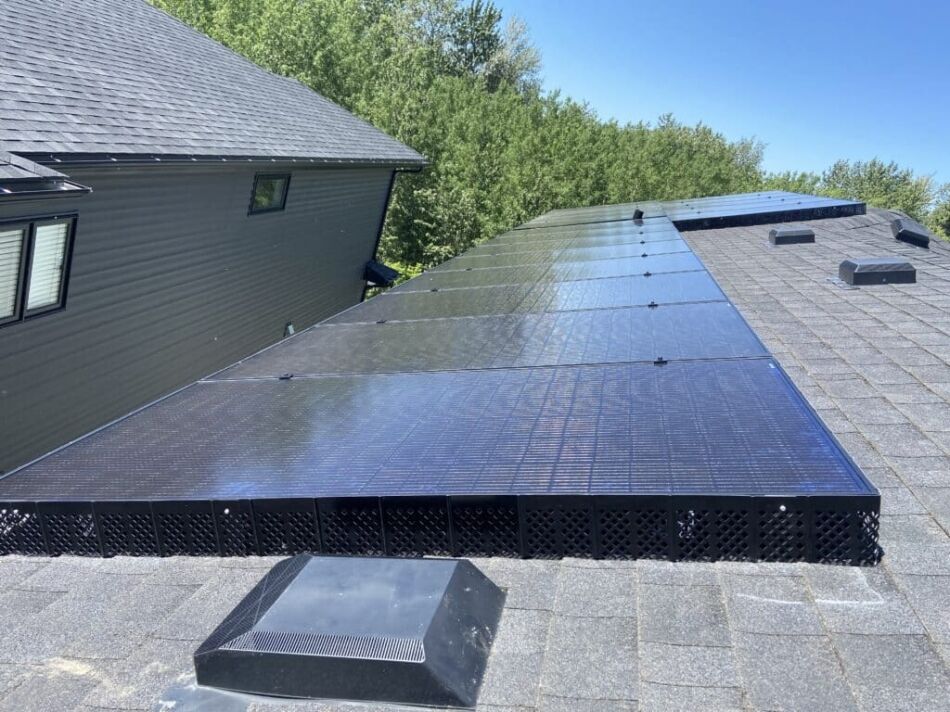 How Much Solar Panels Cost? Get Your True Price 1 Solar panel installation on residential roof in Edmonton, Northern Alberta.