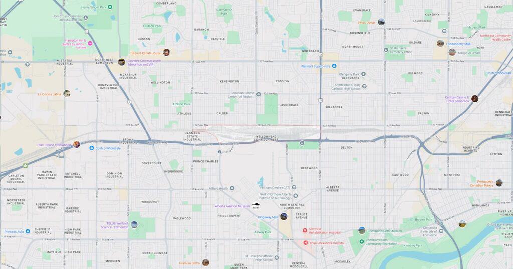 Map showing Ridgeline Solar service areas across various locations in the region, highlighting their expertise in solar energy solutions and installations.