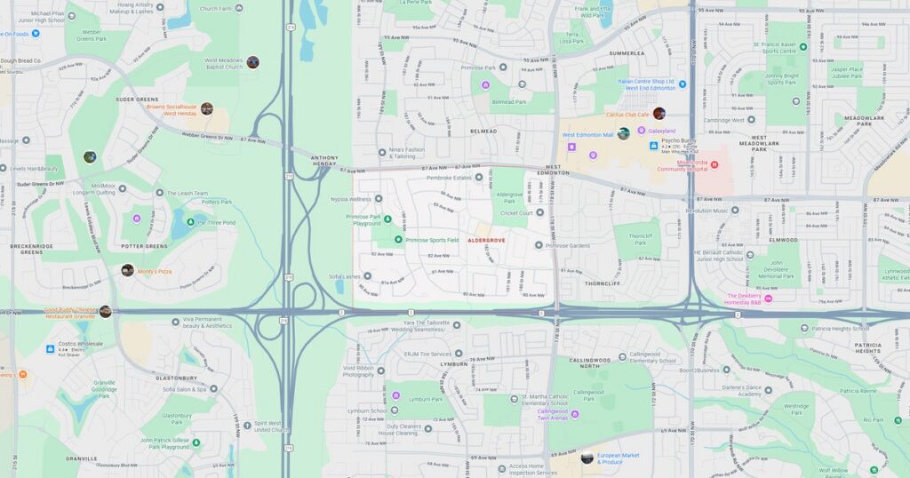 aldergrove edmonton ab google maps featured