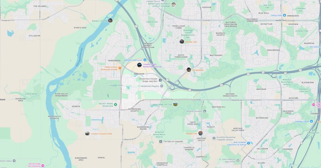 ambleside edmonton ab google maps featured