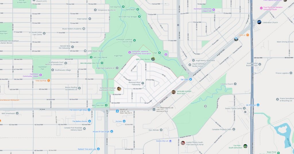 argyll edmonton ab google maps featured