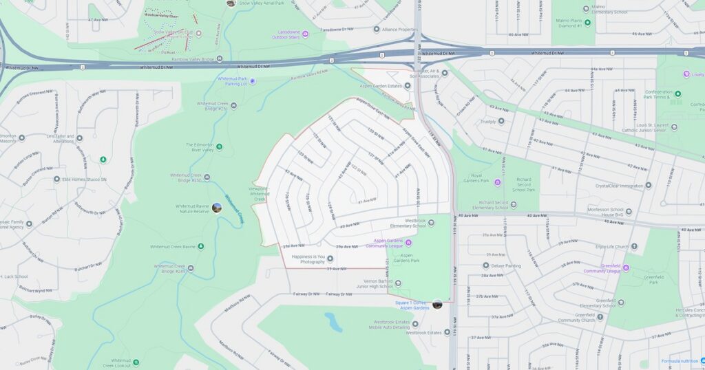 aspen gardens edmonton ab google maps featured