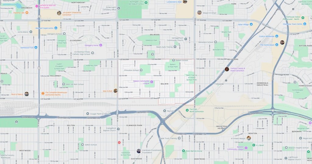 balwin edmonton ab google maps featured