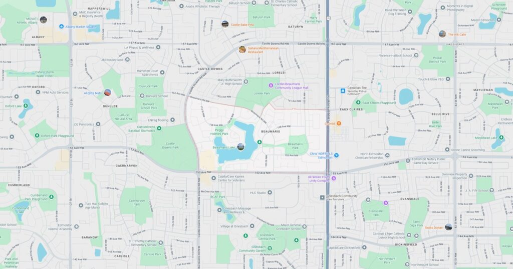 beaumaris edmonton ab google maps featured