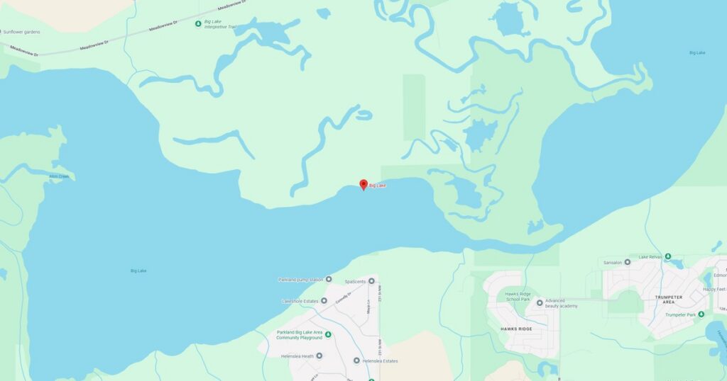 big lake edmonton ab google maps featured